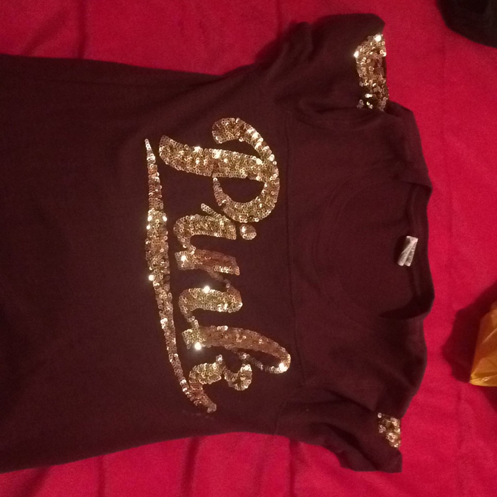 PINK glittery shirt